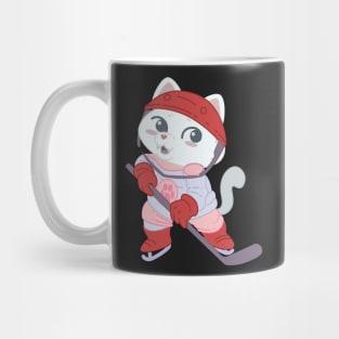 Hokey Cute Cat Player - Girl Kids gift graphic Mug